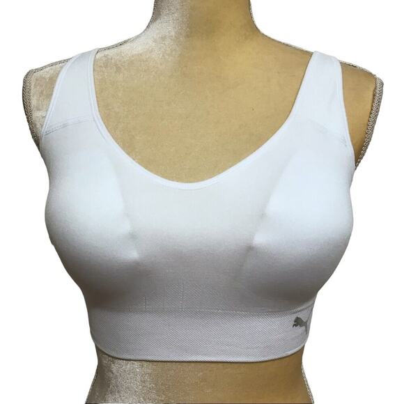 Puma NWOT White Seamless Sports Bra Women Various - Picture 2 of 11